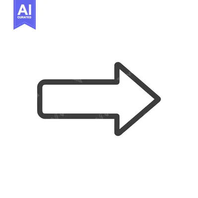 Popular premium asset: Simple Gray Arrow Icon Pointing Right on White Background