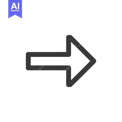 Popular premium asset: Bold Right Arrow Icon: Simple, Modern Navigation Symbol on White