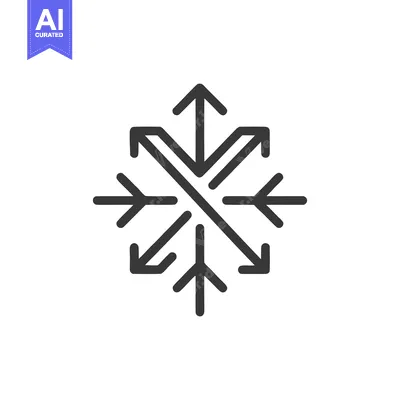 Aset premium populer: Abstract Geometric Design with Intertwined Arrows