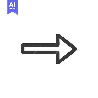 Premium design asset: Bold Right Arrow Icon: Minimalist Gray Vector Graphic
