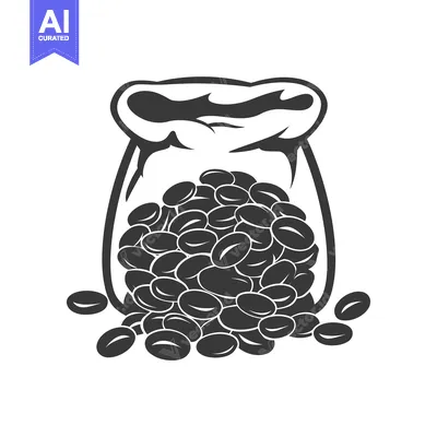 Popular premium asset: A Sack of Coffee Beans Spilling Out