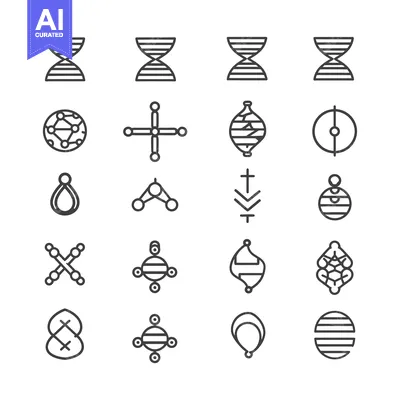 Popular premium asset: A Set of 20 Abstract Geometric Shapes and Symbols