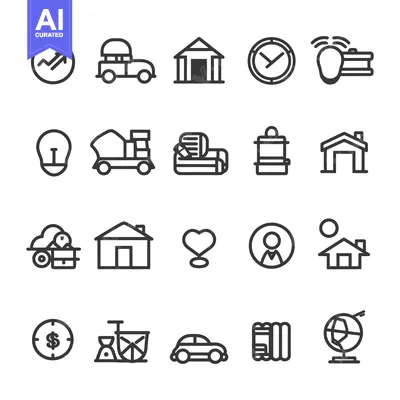 Premium design asset: A Set of 20 Line Icons for Various Business and Personal Uses