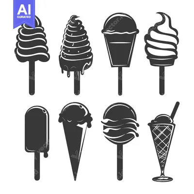 Popular premium asset: A Set of Eight Different Types of Ice Cream Treats