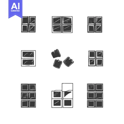 Premium design asset: A Set of Nine Hand-Drawn Chocolate Bar Icons