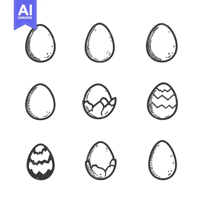 Aset premium populer: A set of nine hand-drawn illustrations depicting various stages of an