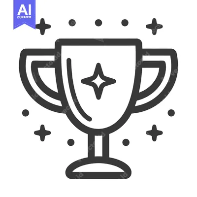 Aset premium populer: A Shining Trophy with a Star on Top