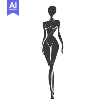 Popular premium asset: A Silhouette of a Woman in a Simple Pose