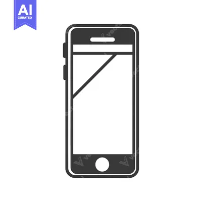 Popular premium asset: A Simple Black and White Illustration of a Smartphone