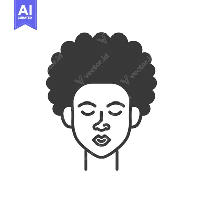 A simple black and white line drawing of a person with closed eyes and