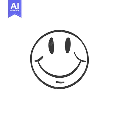 Popular premium asset: A Simple Black and White Smiley Face Icon
