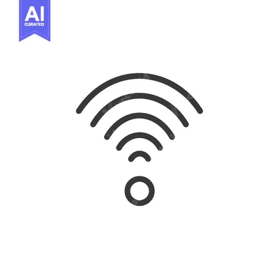 Popular premium asset: A Simple Black and White Wireless Signal Icon