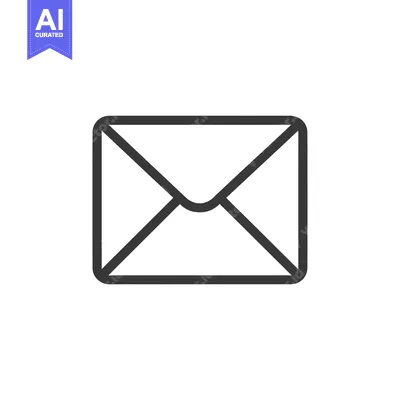 Popular premium asset: A Simple Black Outline of a Closed Envelope