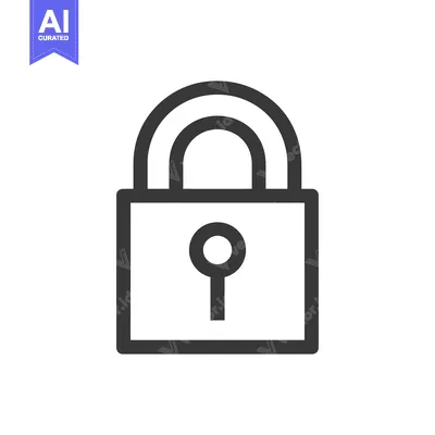 Popular premium asset: A Simple Black Outline of a Padlock