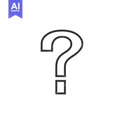 Aset premium populer: A Simple Black Outline Question Mark Icon