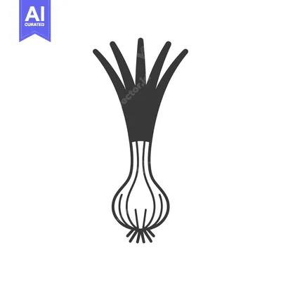 Aset premium populer: A Simple Line Drawing of a Single Onion