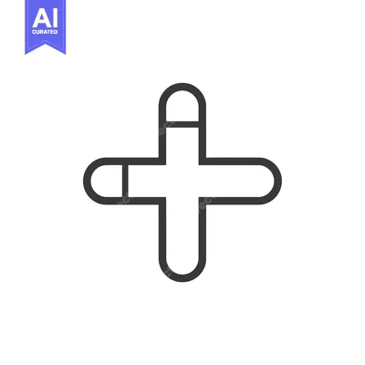 A Simple Outline of a Plus Sign