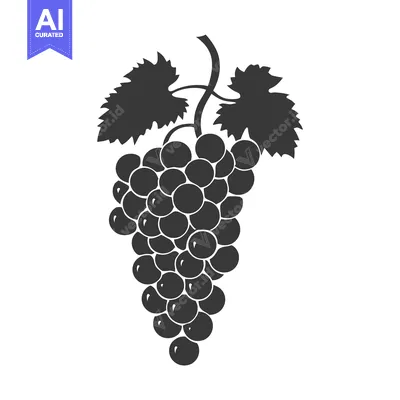 Aset premium populer: A Single Bunch of Grapes with Two Leaves