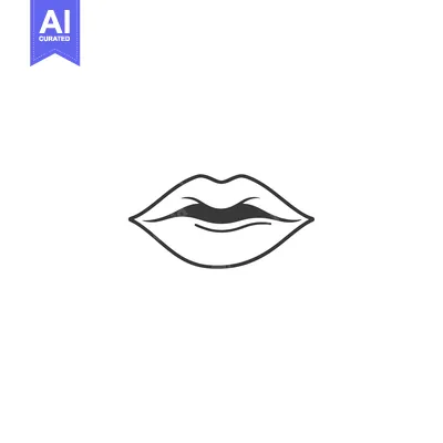 A Single Outline of Closed Lips