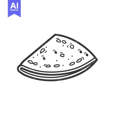 Premium design asset: A Single Slice of Watermelon with Seeds