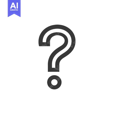 Popular premium asset: A Simple Graphic Representation Of A Question Mark Symbol