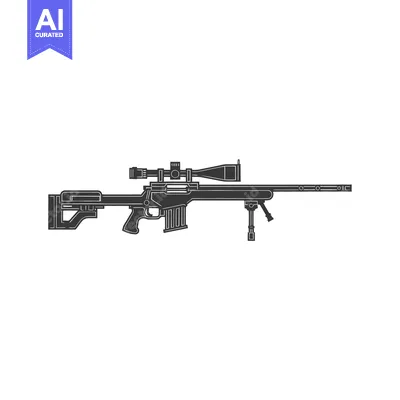 Aset premium populer: A Sniper Rifle With a Scope and Bipod