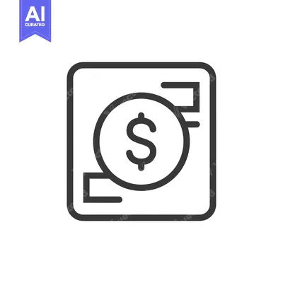 Popular premium asset: A Square with a Dollar Sign Inside and Lines on Each Side
