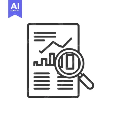 Popular premium asset: Data Analysis with Magnifying Glass Icon