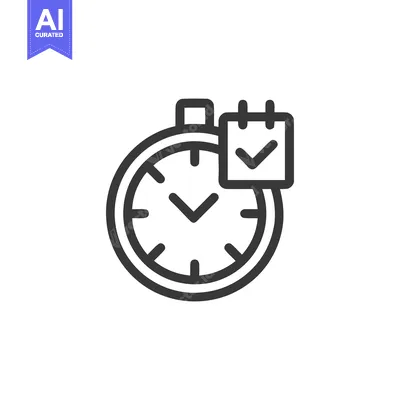Popular premium asset: Deadline Icon: Clock with Calendar and Checkmark, Time Management