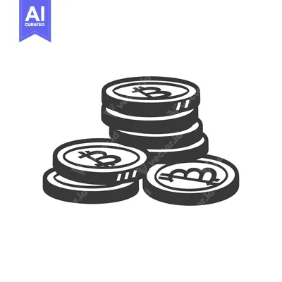 A stack of Bitcoin cryptocurrency coins