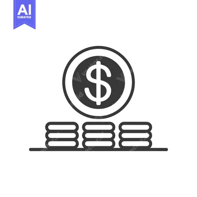 Popular premium asset: A Stack of Dollar Coins with a Dollar Sign on Top
