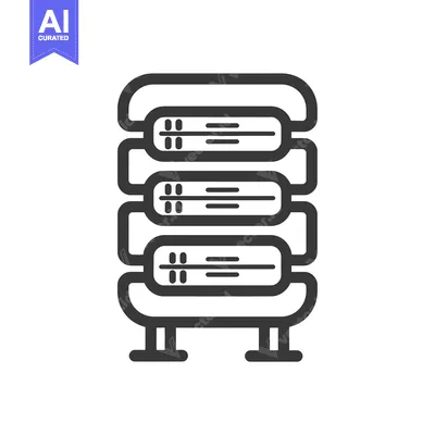 Popular premium asset: A Stack of Four Servers with Two Legs Each