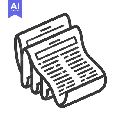 Premium design asset: A Stack of Rolled Up Papers with Lines of Text