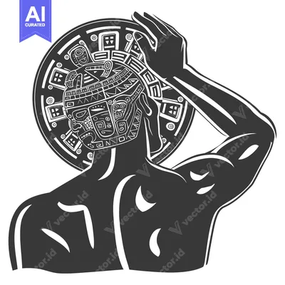 Popular premium asset: A stylized figure with a circular pattern on its head