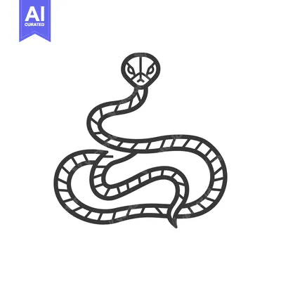 Popular premium asset: A stylized outline image of a snake coiled in a circle