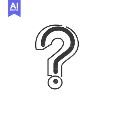 Popular premium asset: A Stylized Question Mark with a Circular Base