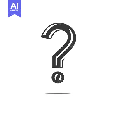 Popular premium asset: A Stylized Question Mark with a Dot Below It