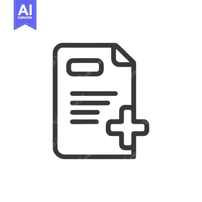 Aset premium populer: Add Document Icon: Simple Line Art for File Creation and Management
