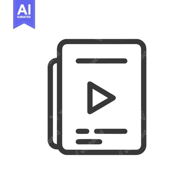 Popular premium asset: Minimalist Video Tutorial Icon: Play Button on Document Outline
