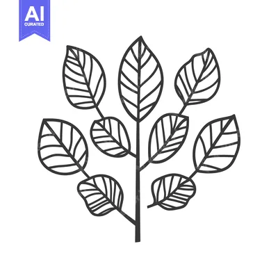 Popular premium asset: A stylized drawing shows a plant with several green leaves
