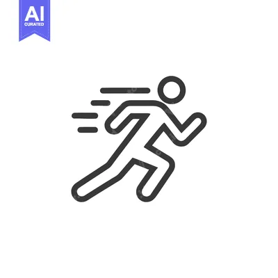Popular premium asset: Dynamic Runner Icon: Speed, Motion, and Energy in Minimalist Design