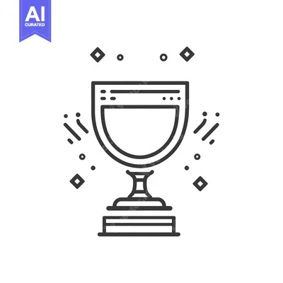 Popular premium asset: An illustrated trophy with confetti indicating a celebration of victor