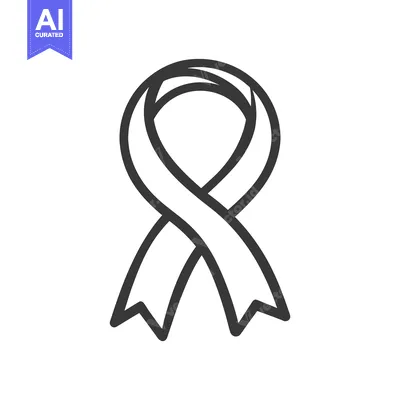 Aset premium populer: A Simple Illustration Showing A Decorative Loop Ribbon Icon