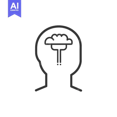 Popular premium asset: An illustration depicts a head showing a human mind symbol