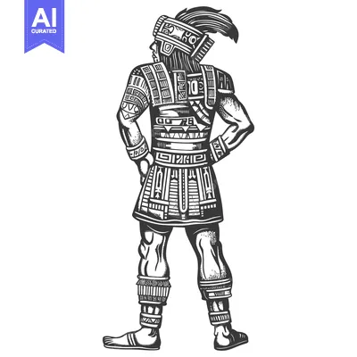 Popular premium asset: A Warrior in Traditional Clothing and Helmet