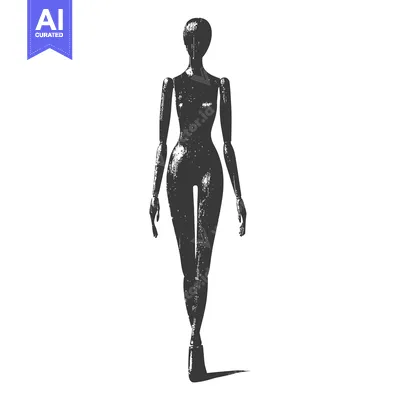 A Wooden Mannequin Standing With a Shadow Below
