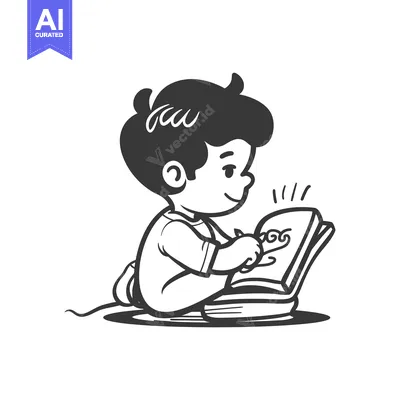 Premium design asset: A young child drawing in a book, sitting on the floor
