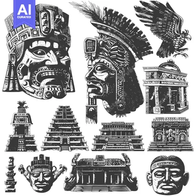Aset premium populer: Aztec and Mayan Architecture, Structures, and Symbols