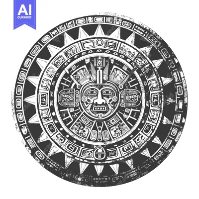 Popular premium asset: Aztec Calendar Stone with Grunge Texture