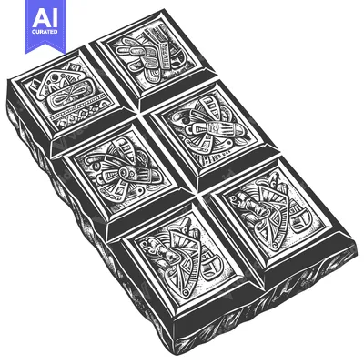 Aset premium populer: Aztec Design Chocolate Bar